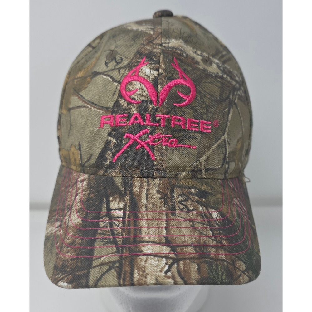 Realtree Xtra Camo‎ Strapback Hat by Outdoor Caps Womens Pink Logo Camouflage